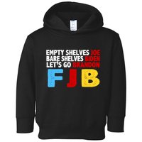 Empty Shelves Bare Shelves Let's Go Brandon Toddler Hoodie