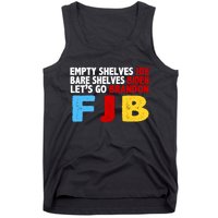 Empty Shelves Bare Shelves Let's Go Brandon Tank Top