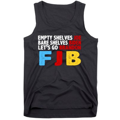 Empty Shelves Bare Shelves Let's Go Brandon Tank Top