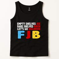Empty Shelves Bare Shelves Let's Go Brandon Tank Top
