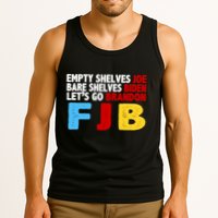 Empty Shelves Bare Shelves Let's Go Brandon Tank Top