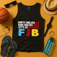Empty Shelves Bare Shelves Let's Go Brandon Tank Top