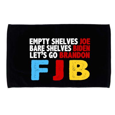 Empty Shelves Bare Shelves Let's Go Brandon Microfiber Hand Towel