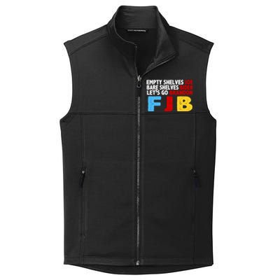 Empty Shelves Bare Shelves Let's Go Brandon Collective Smooth Fleece Vest