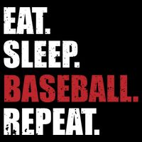 Eat Sleep Baseball Repeat Gift Impact Tech Backpack