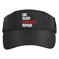 Eat Sleep Baseball Repeat Gift Adult Drive Performance Visor