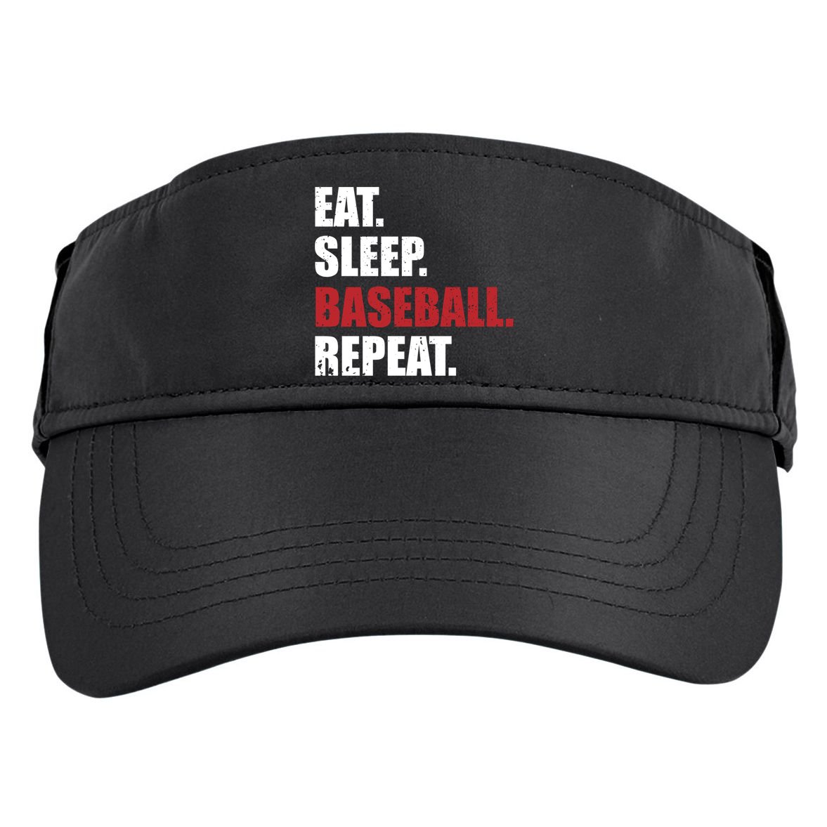 Eat Sleep Baseball Repeat Gift Adult Drive Performance Visor