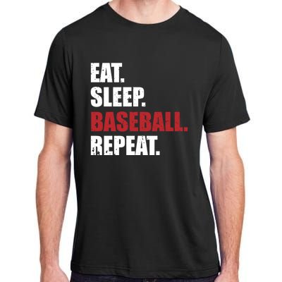 Eat Sleep Baseball Repeat Gift Adult ChromaSoft Performance T-Shirt