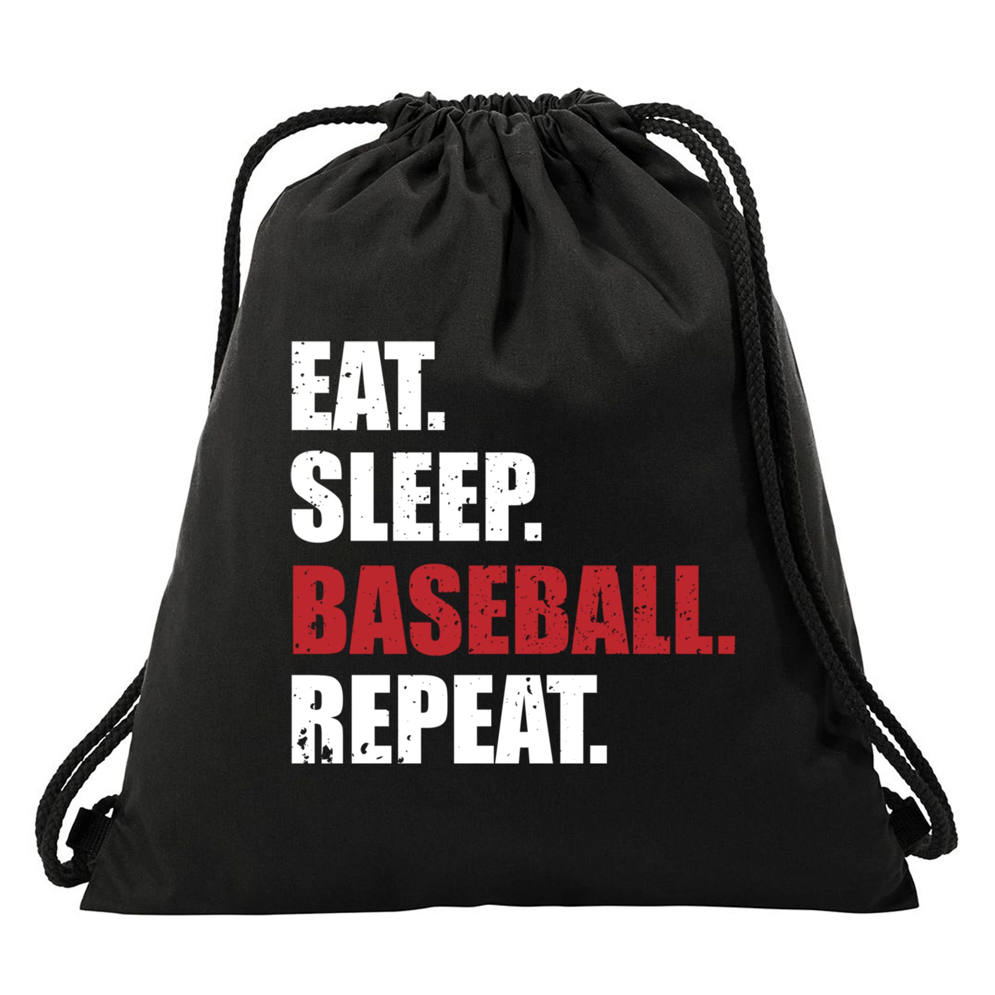 Eat Sleep Baseball Repeat Gift Drawstring Bag