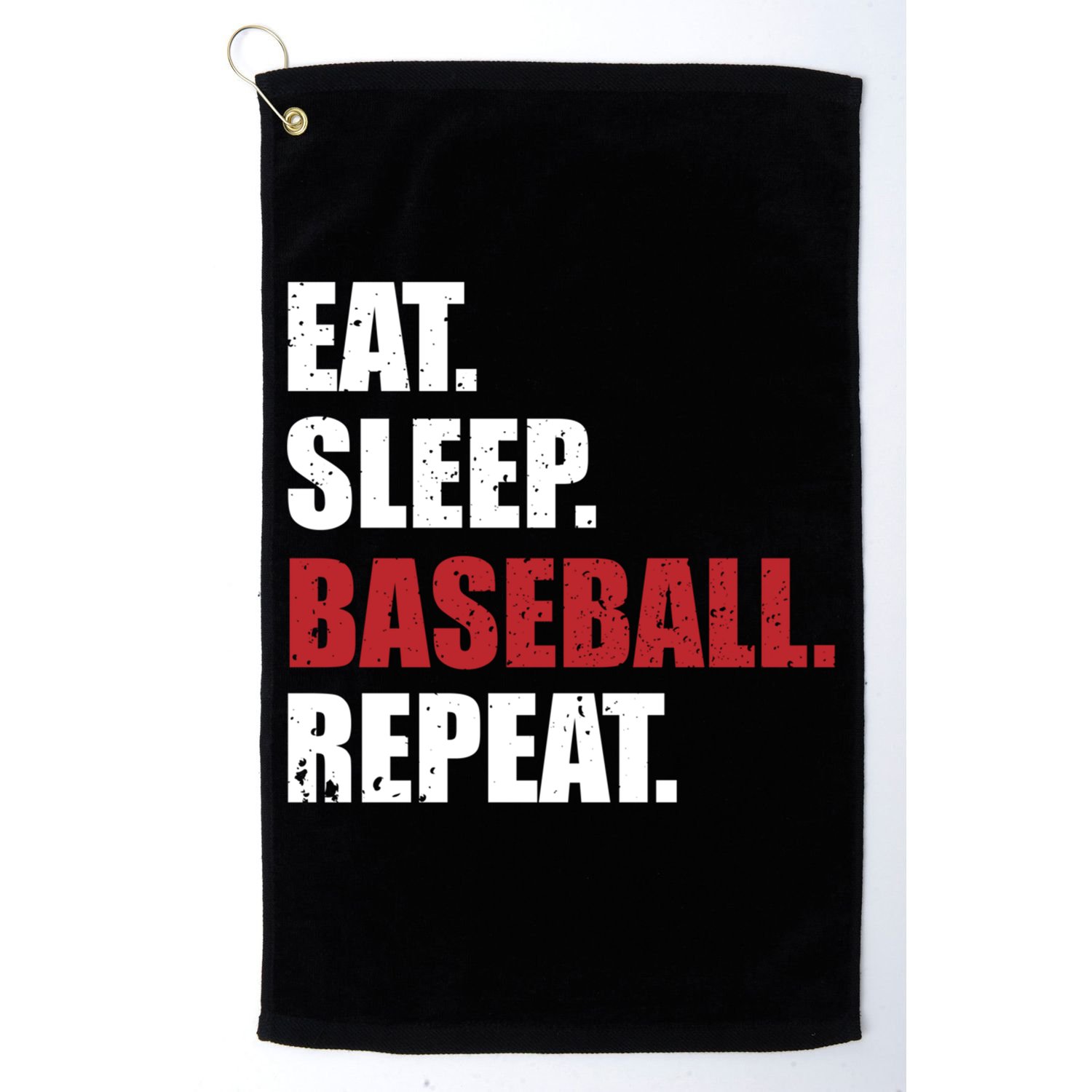 Eat Sleep Baseball Repeat Gift Golf Towel