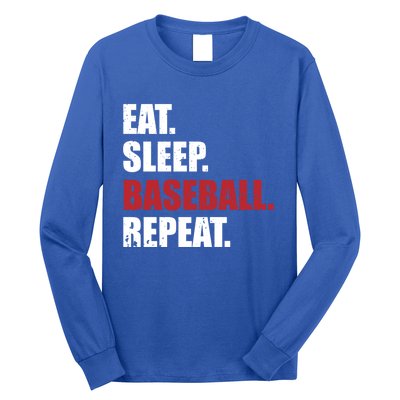 Eat Sleep Baseball Repeat Gift Long Sleeve Shirt