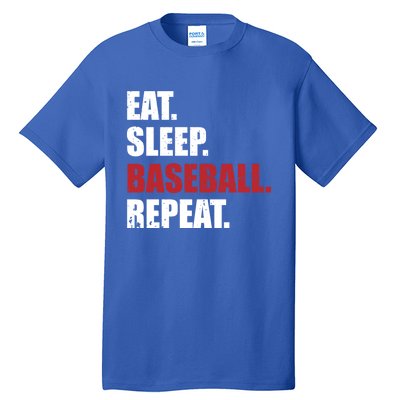 Eat Sleep Baseball Repeat Gift Tall T-Shirt