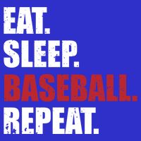 Eat Sleep Baseball Repeat Gift Button