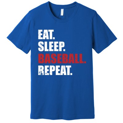 Eat Sleep Baseball Repeat Gift Premium T-Shirt