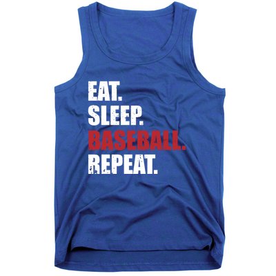 Eat Sleep Baseball Repeat Gift Tank Top