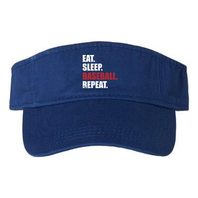 Eat Sleep Baseball Repeat Gift Visor
