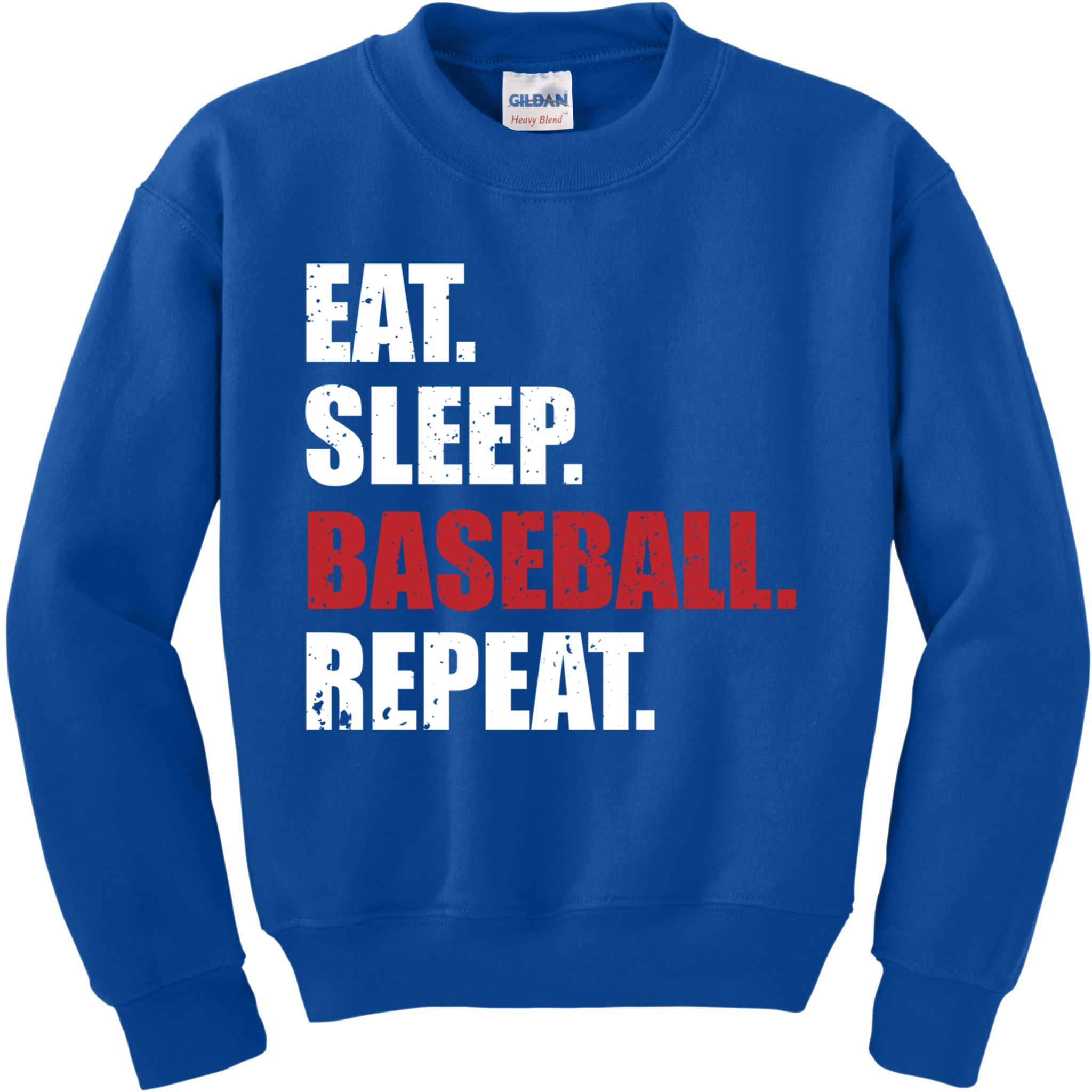Eat Sleep Baseball Repeat Gift Kids Sweatshirt