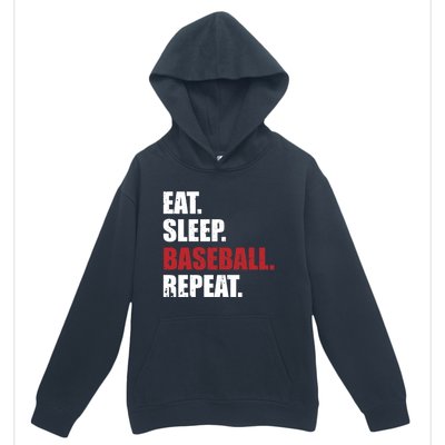 Eat Sleep Baseball Repeat Gift Urban Pullover Hoodie