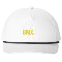 Eat Sleep Bmx Repeat Gift Snapback Five-Panel Rope Hat