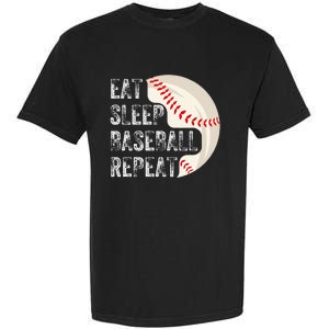 Eat Sleep Baseball Repeat Baseball Player Baseball Garment-Dyed Heavyweight T-Shirt