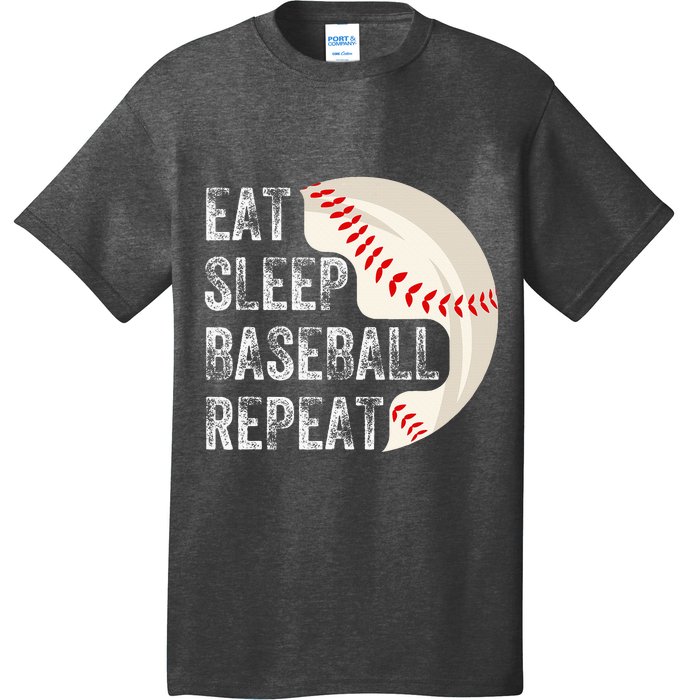 Eat Sleep Baseball Repeat Baseball Player Baseball T-Shirt