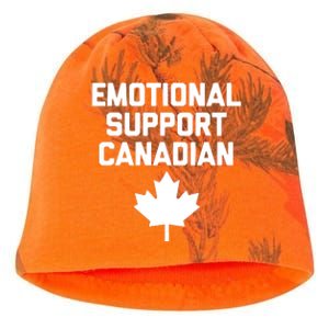 Emotional Support Canadian Funny Canada Canadian Kati - Camo Knit Beanie