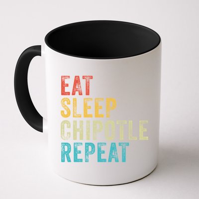 Eat Sleep Chipotle Repeat Funny Chipotle Vintage Distressed Funny Gift Mug