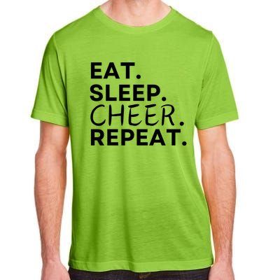 Eat Sleep Cheer Repeat Adult ChromaSoft Performance T-Shirt