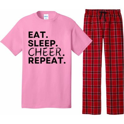 Eat Sleep Cheer Repeat Pajama Set