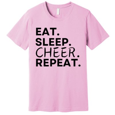 Eat Sleep Cheer Repeat Premium T-Shirt