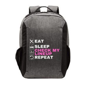 Eat Sleep Check My Lineup Repeat Fantasy Football Fantasy Football Fanatics Vector Backpack