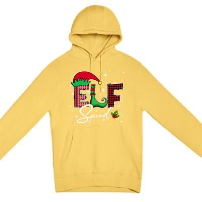 Elf Squad Christmas Matching Family Funny Cute Gift Premium Pullover Hoodie