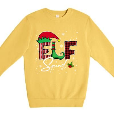 Elf Squad Christmas Matching Family Funny Cute Gift Premium Crewneck Sweatshirt