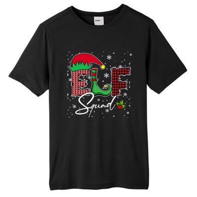 Elf Squad Christmas Matching Family Funny Cute Gift Tall Fusion ChromaSoft Performance T-Shirt