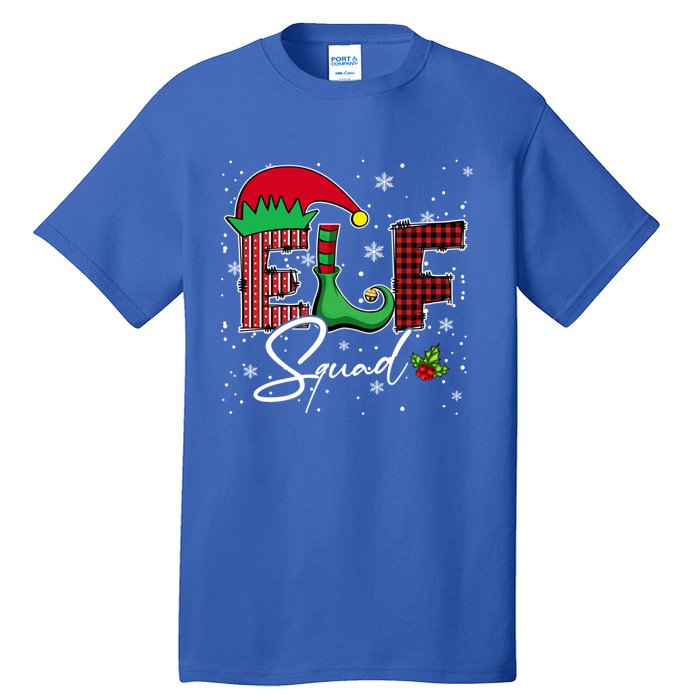 Elf Squad Christmas Matching Family Funny Cute Gift Tall T-Shirt