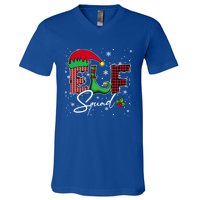 Elf Squad Christmas Matching Family Funny Cute Gift V-Neck T-Shirt