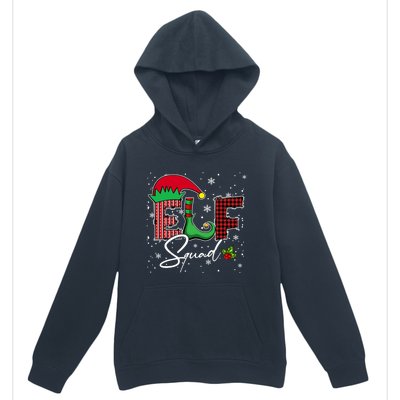 Elf Squad Christmas Matching Family Funny Cute Gift Urban Pullover Hoodie