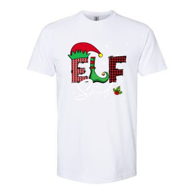 Elf Squad Christmas Matching Family Funny Cute Gift Softstyle CVC T-Shirt