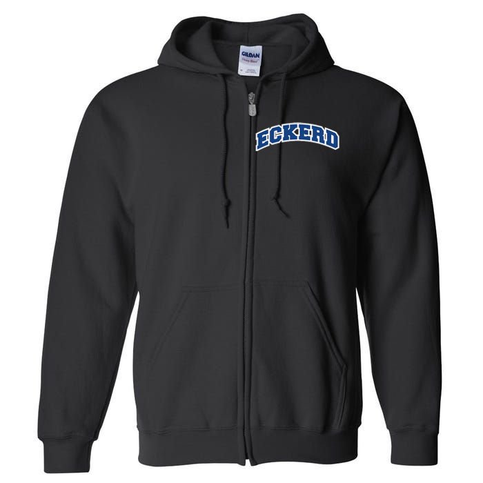 Eckerd Sports Classic Varsity College Style Full Zip Hoodie