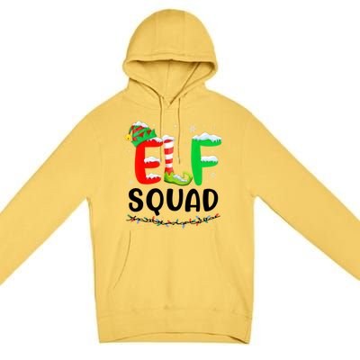 Elf Squad Christmas Festive Holiday Premium Pullover Hoodie