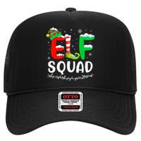 Elf Squad Christmas Festive Holiday High Crown Mesh Back Trucker Hat