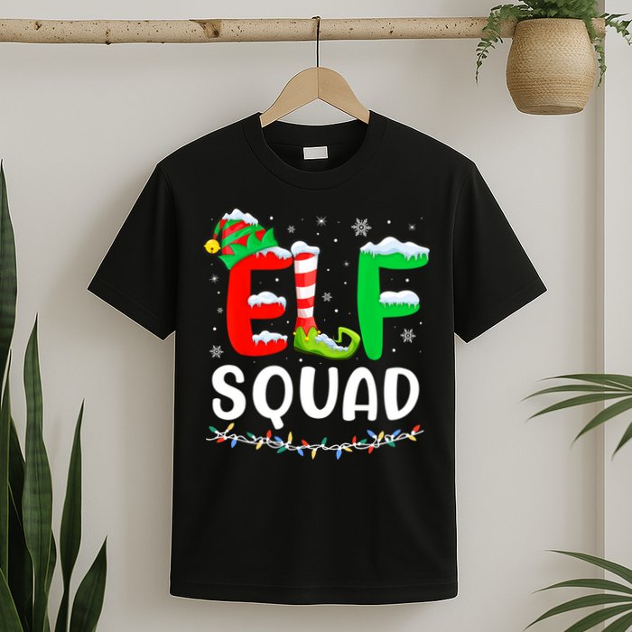 Elf Squad Christmas Festive Holiday T-Shirt