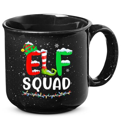 Elf Squad Christmas Festive Holiday 15oz Campfire Ceramic Mug