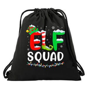 Elf Squad Christmas Festive Holiday Drawstring Bag