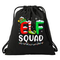 Elf Squad Christmas Festive Holiday Drawstring Bag