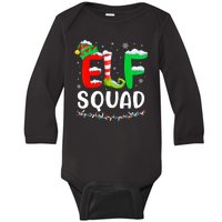 Elf Squad Christmas Festive Holiday Baby Long Sleeve Bodysuit