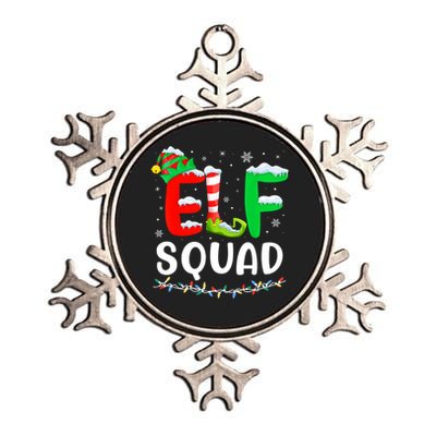 Elf Squad Christmas Festive Holiday Metallic Star Ornament