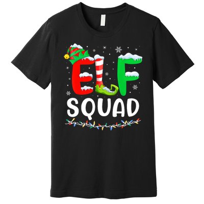 Elf Squad Christmas Festive Holiday Premium T-Shirt