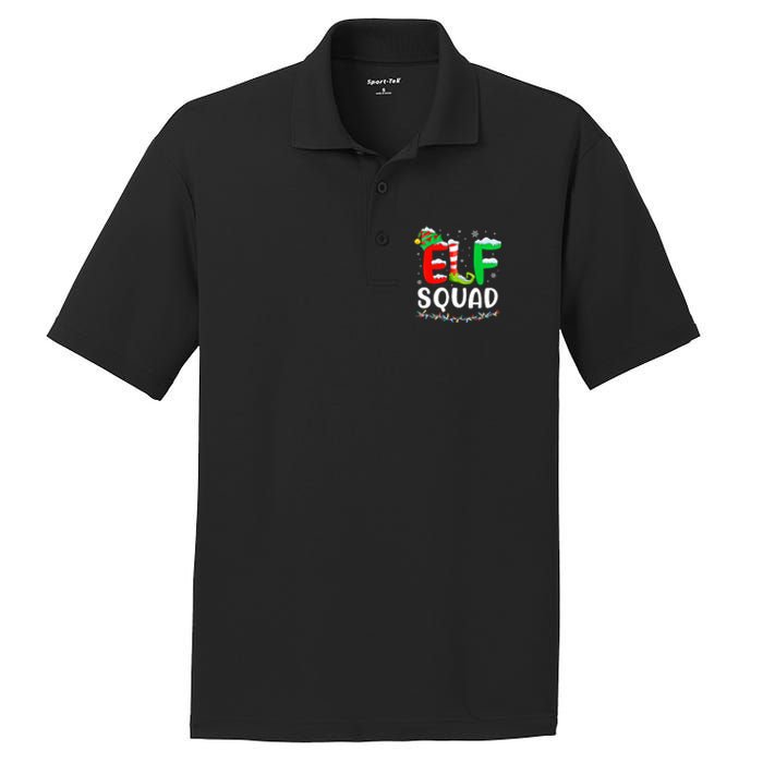 Elf Squad Christmas Festive Holiday PosiCharge RacerMesh Polo