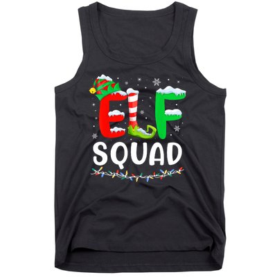 Elf Squad Christmas Festive Holiday Tank Top